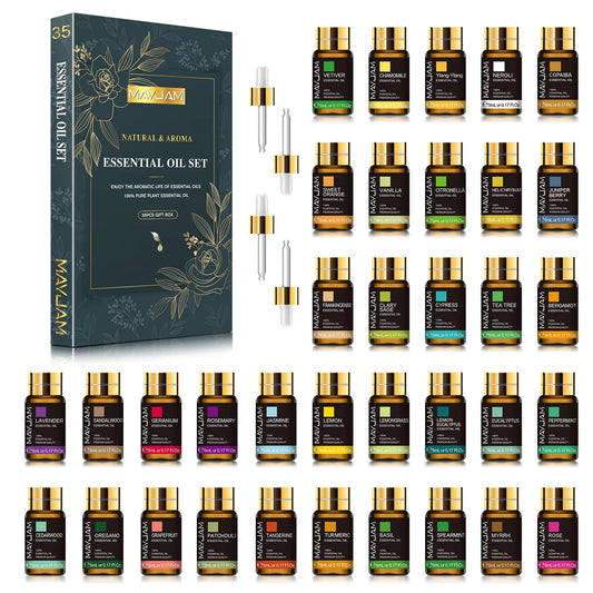 35Pcs/Set Essential Oils for Diffuser Gift Box
